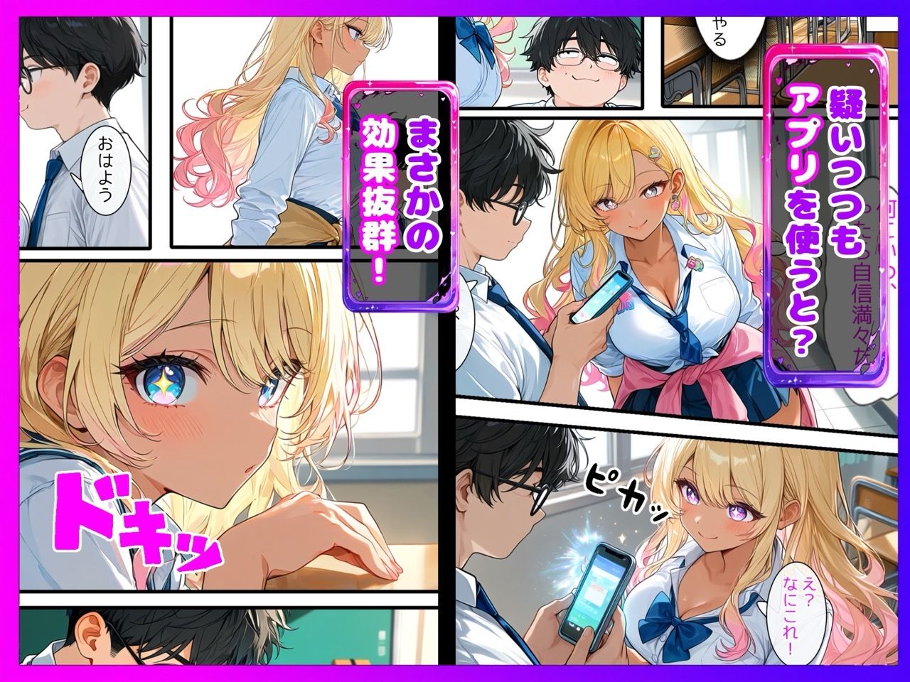 【陰キャ逆転】記憶操作アプリでいじめっ子の巨乳ギャルと清楚系を完堕ちわからせする話 立ち読み 5 / 11