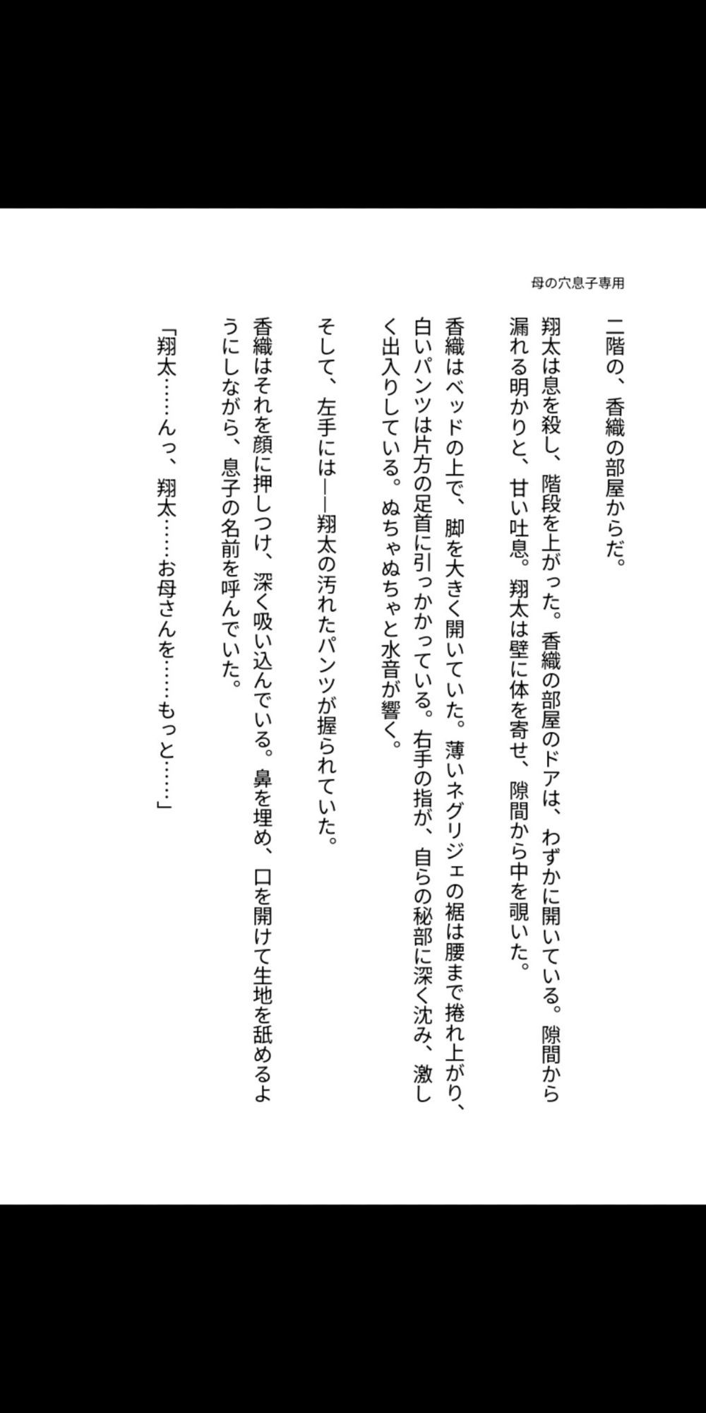 母の穴は、息子専用  〜熟母、禁忌に堕ちるまで〜のサンプル画像 1