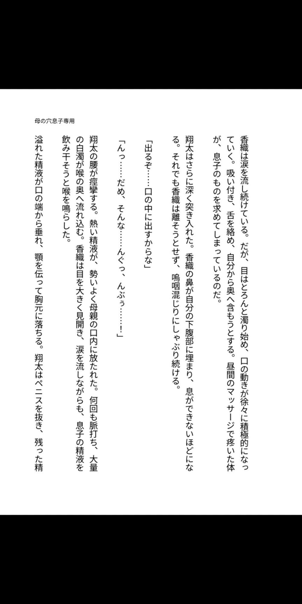母の穴は、息子専用  〜熟母、禁忌に堕ちるまで〜のサンプル画像 2