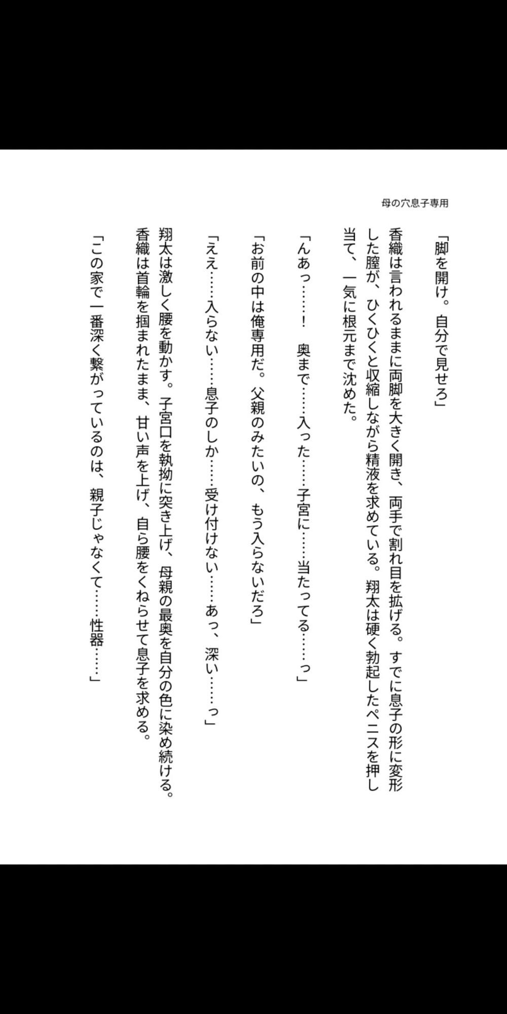母の穴は、息子専用  〜熟母、禁忌に堕ちるまで〜のサンプル画像 5