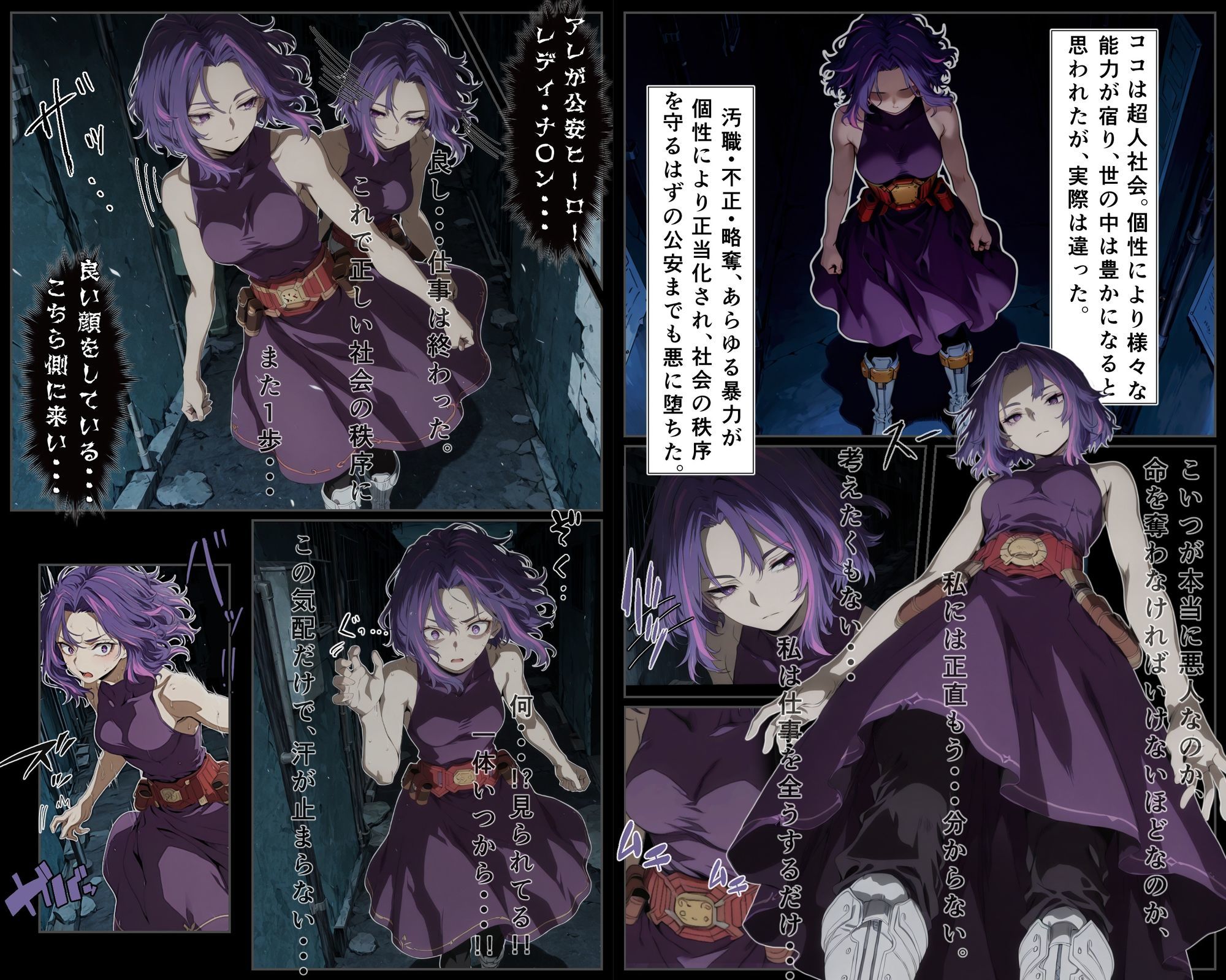 麗しき公安ヒーローレディ・ナ〇ンに個性を種付けのサンプル画像 6