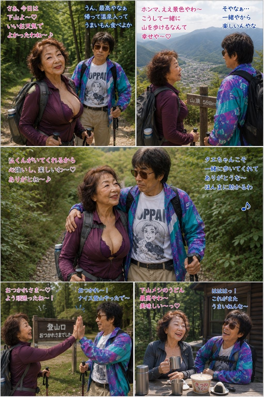 妙子（タエコ）と弘（ヒロム）16 妙子と弘の軽登山編 立ち読み 7 / 11
