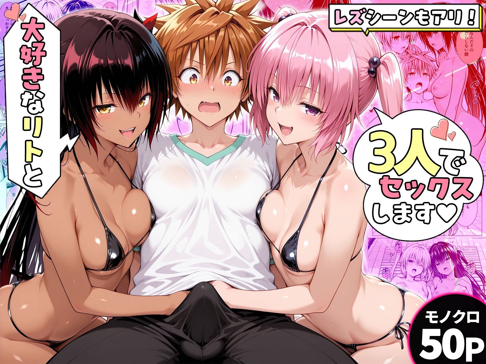 大好きなヒトと3人でセックスします！  総集編の画像7