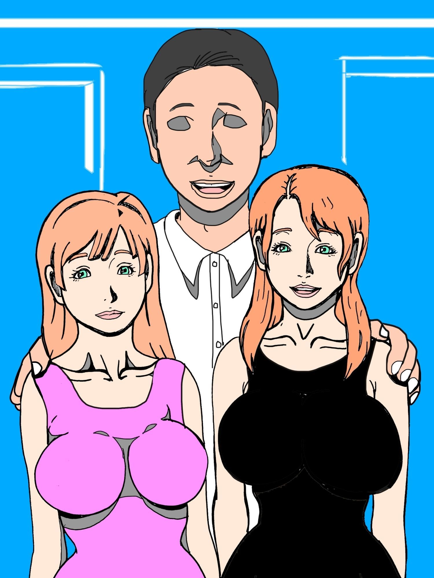 尊敬する上司の奥様と娘さんと交尾キメてますのサンプル画像 3