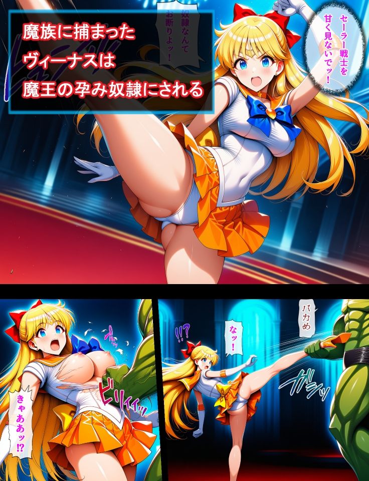 セーラー戦士リメイク  ヴィーナス凌●  妊娠＆出産＆機械姦 画像2