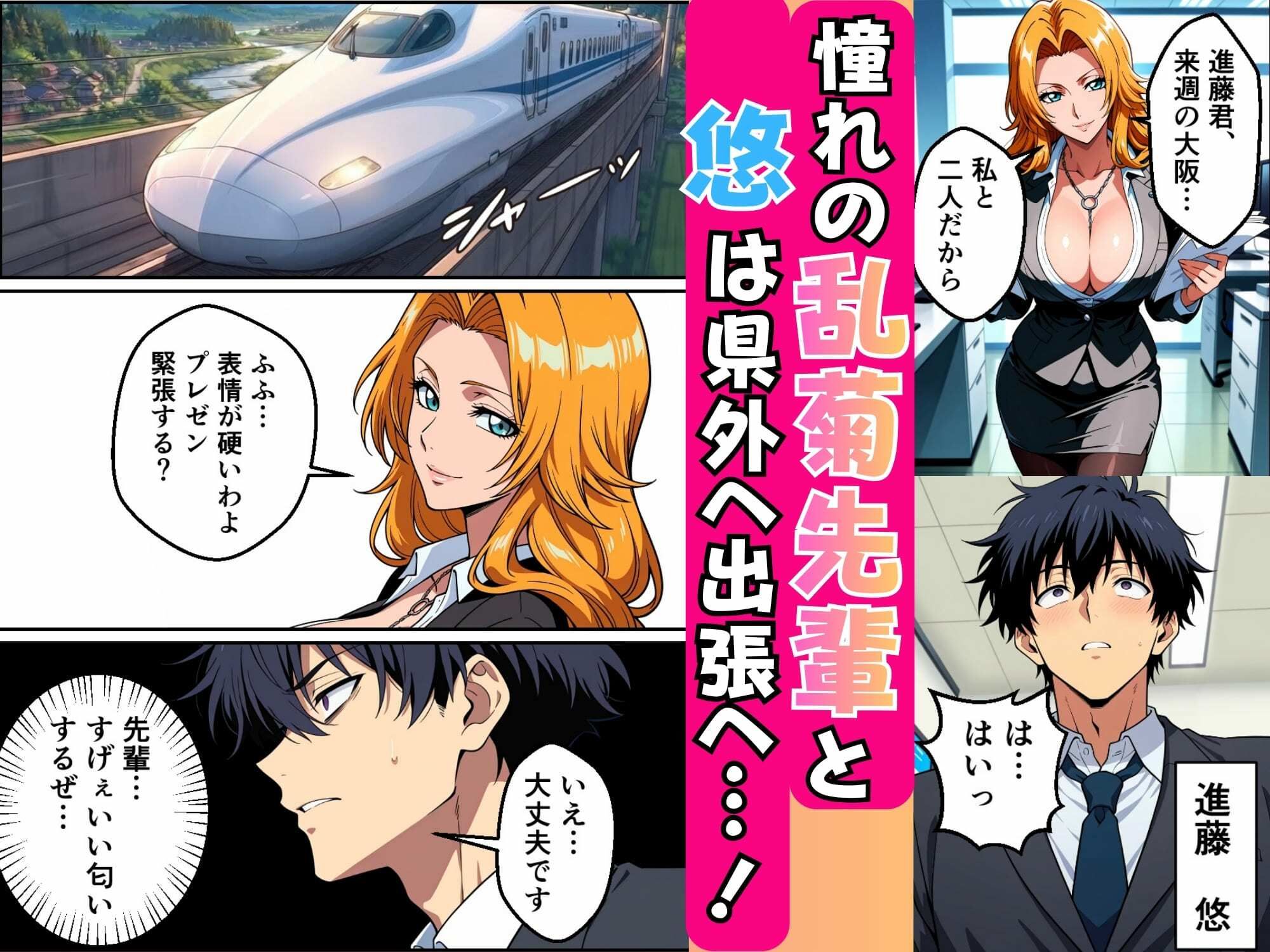 憧れの先輩の乱菊さんと相部屋でSEXする話 立ち読み 2 / 8