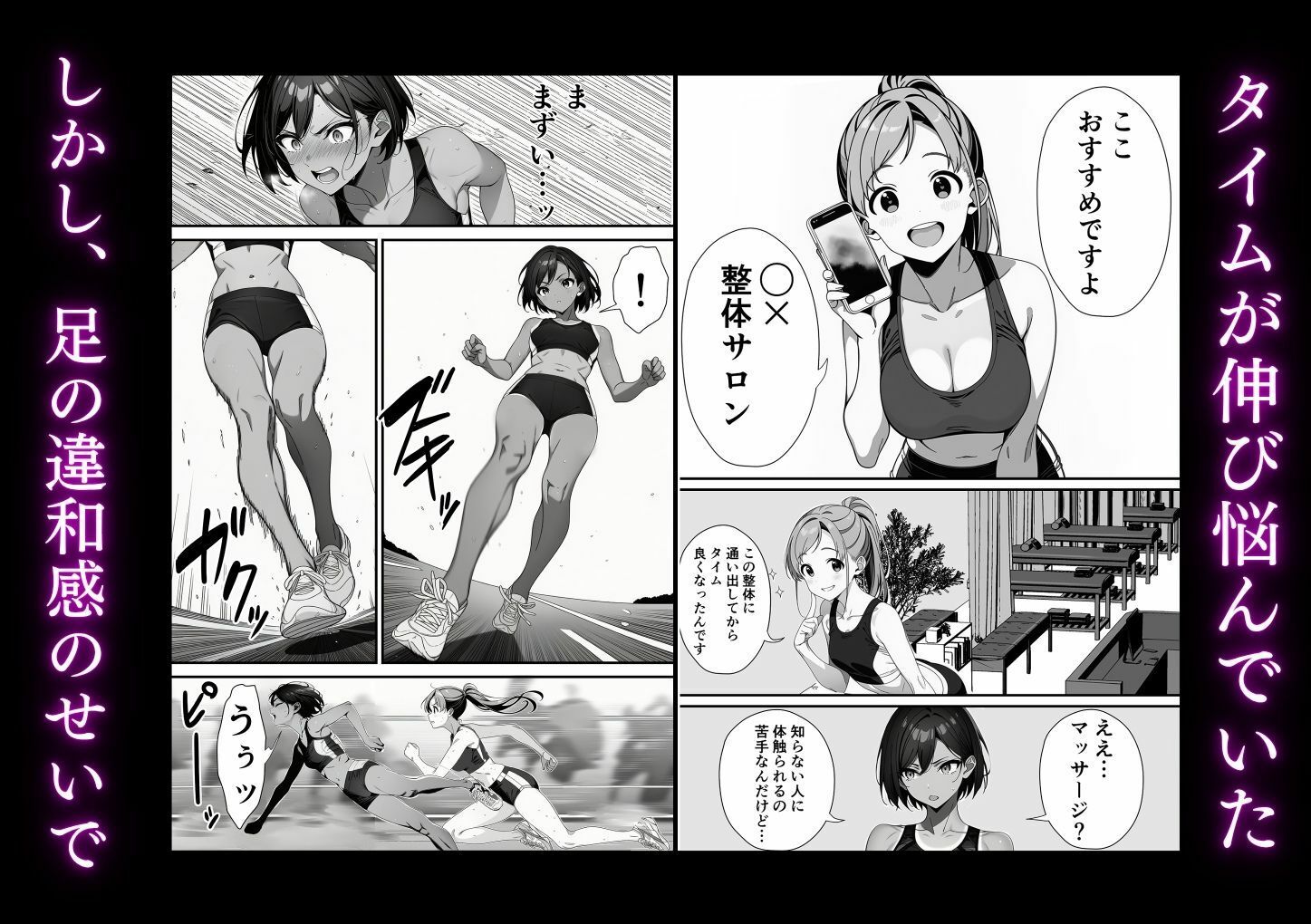 陸上部のエースが媚薬マッサージ屋で生ハメセックスする話 立ち読み 3 / 10