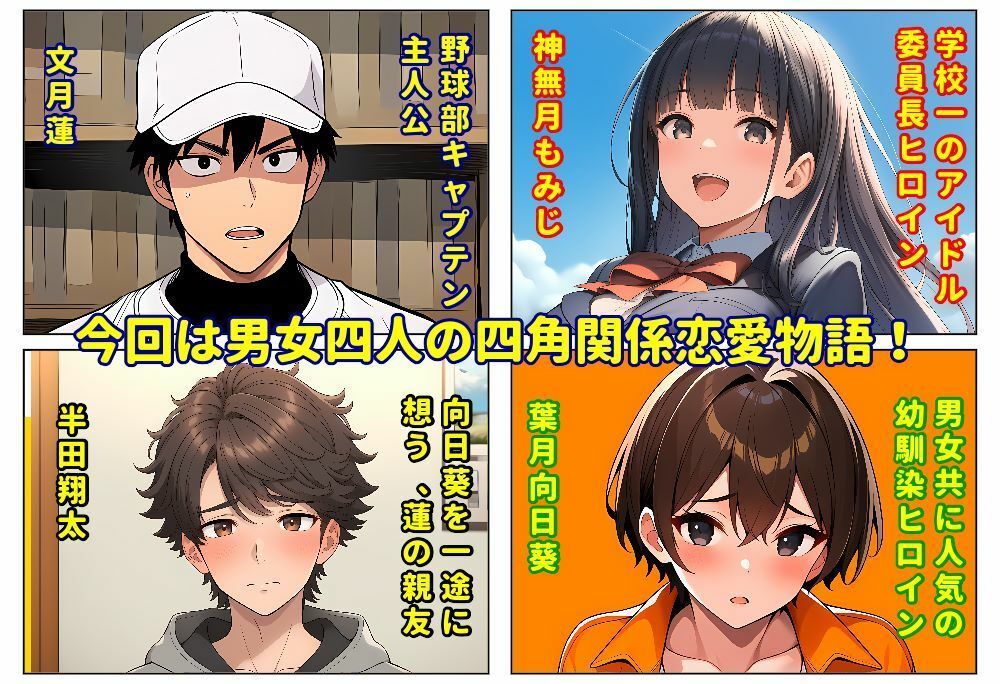 委員長とギャルがセックス勝負を始めたんだが俺が審判をする事になった話  総集編の画像4