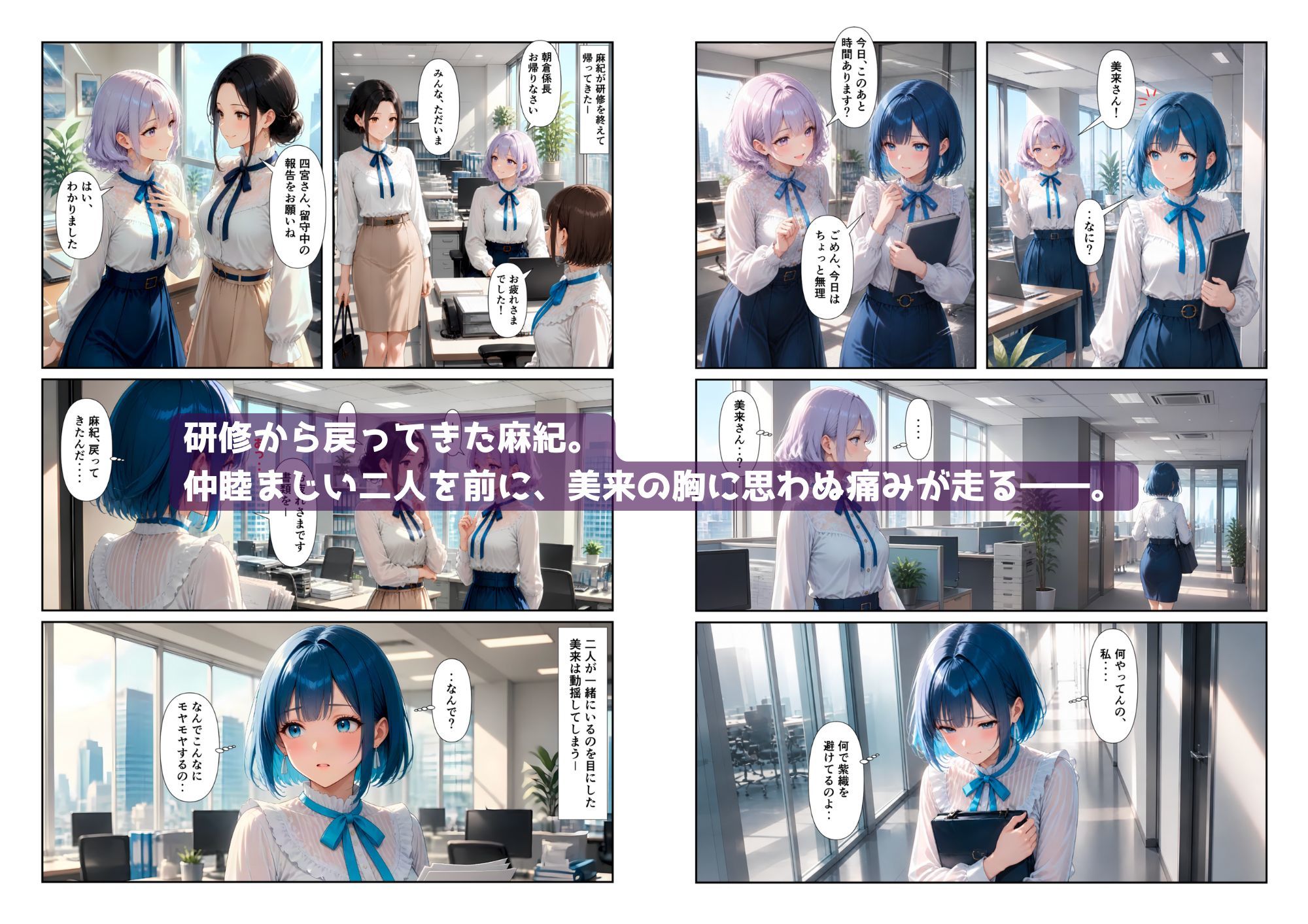 「百合・トライアングル2」 〜元カノと今カノ、惹かれあうふたり〜 立ち読み 7 / 11