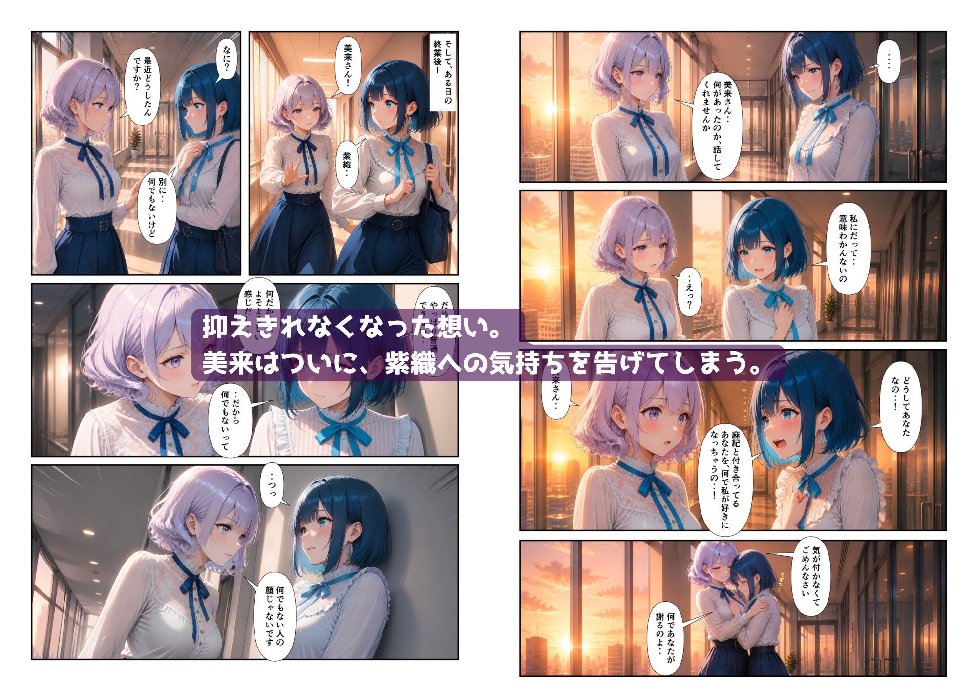 「百合・トライアングル2」 〜元カノと今カノ、惹かれあうふたり〜 立ち読み 8 / 11