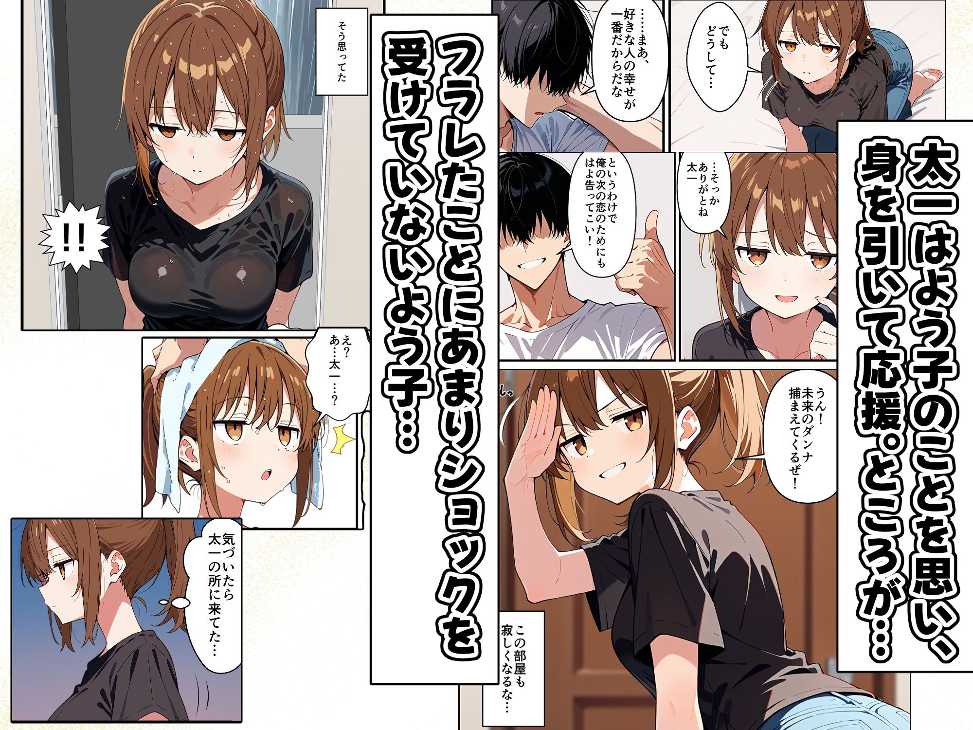 幼馴染が俺の嫁+オナホになるまで 立ち読み 3 / 8