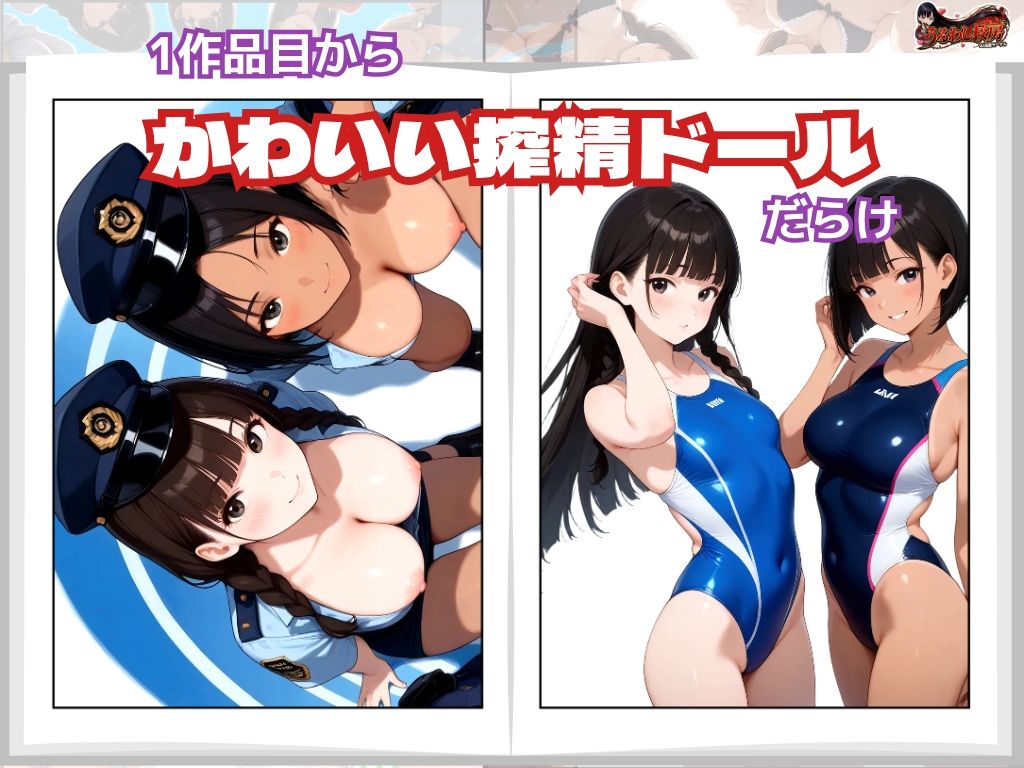 AI搾精ドール真面目で健気な彼女達セット作品のサンプル画像 2