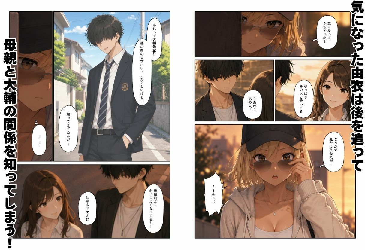 ギャル&人妻 母娘丼 バ先の人妻とエッチな関係になったらギャル娘ともセックスできてハーレムになった話 立ち読み 9 / 11