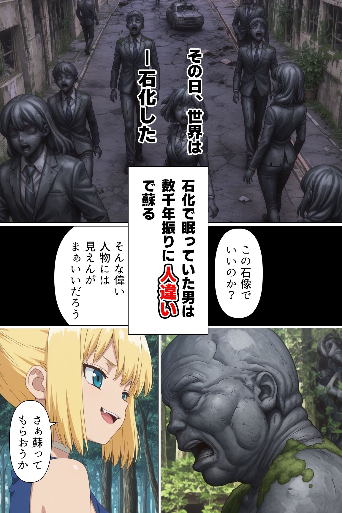 ハローワールド！原始の世界で種付け生活のサンプル画像 1