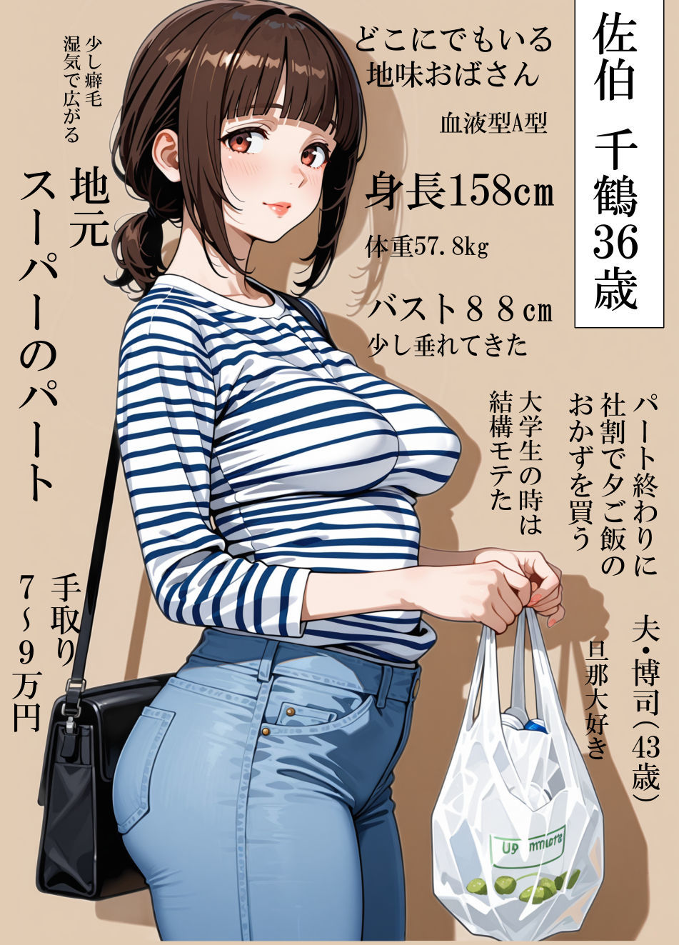 バイト先の地味なおばさん(36歳) おばさんだってセックスしたいッ! おばさんの一番奥で元気な精子、ピューして(はーと)のサンプル画像 6