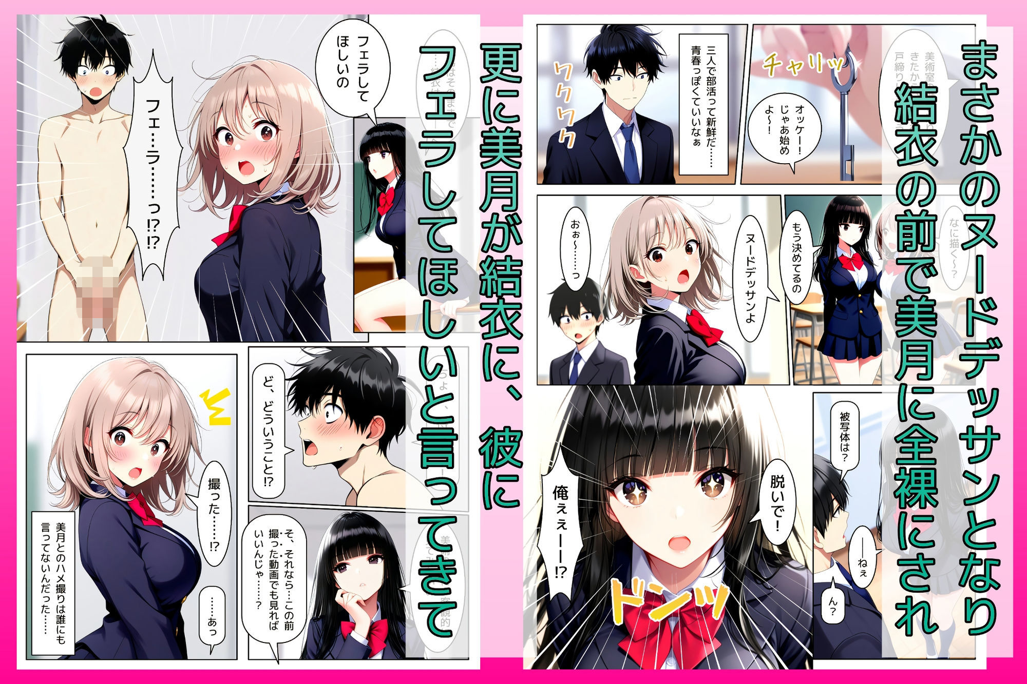 いつも無表情で強気な彼女2  〜他の美少女を巻き込む時〜のサンプル画像 6