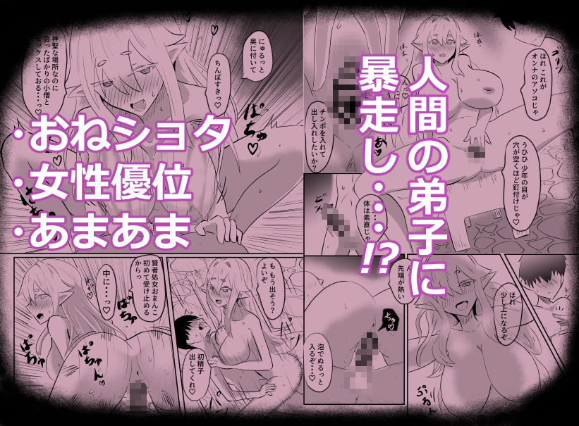 エルフの賢者と人間の弟子のサンプル画像 2
