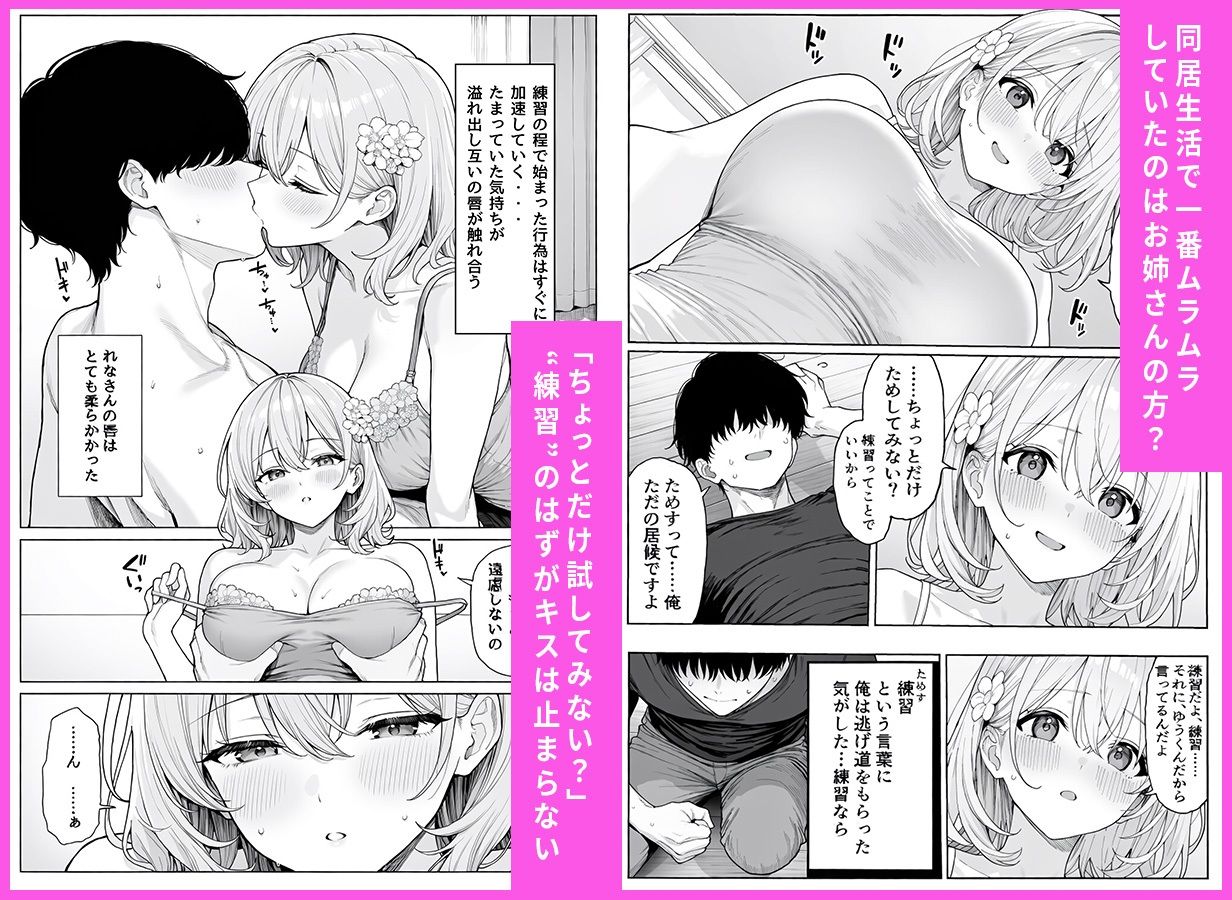隣の美女三姉妹と毎晩中出しハーレム同居性活 〜親のいない家で二人きり、ギャル・清楚・眼鏡の三姉妹を順番に堕とす二年間。第一章 長女れな編〜のサンプル画像 2