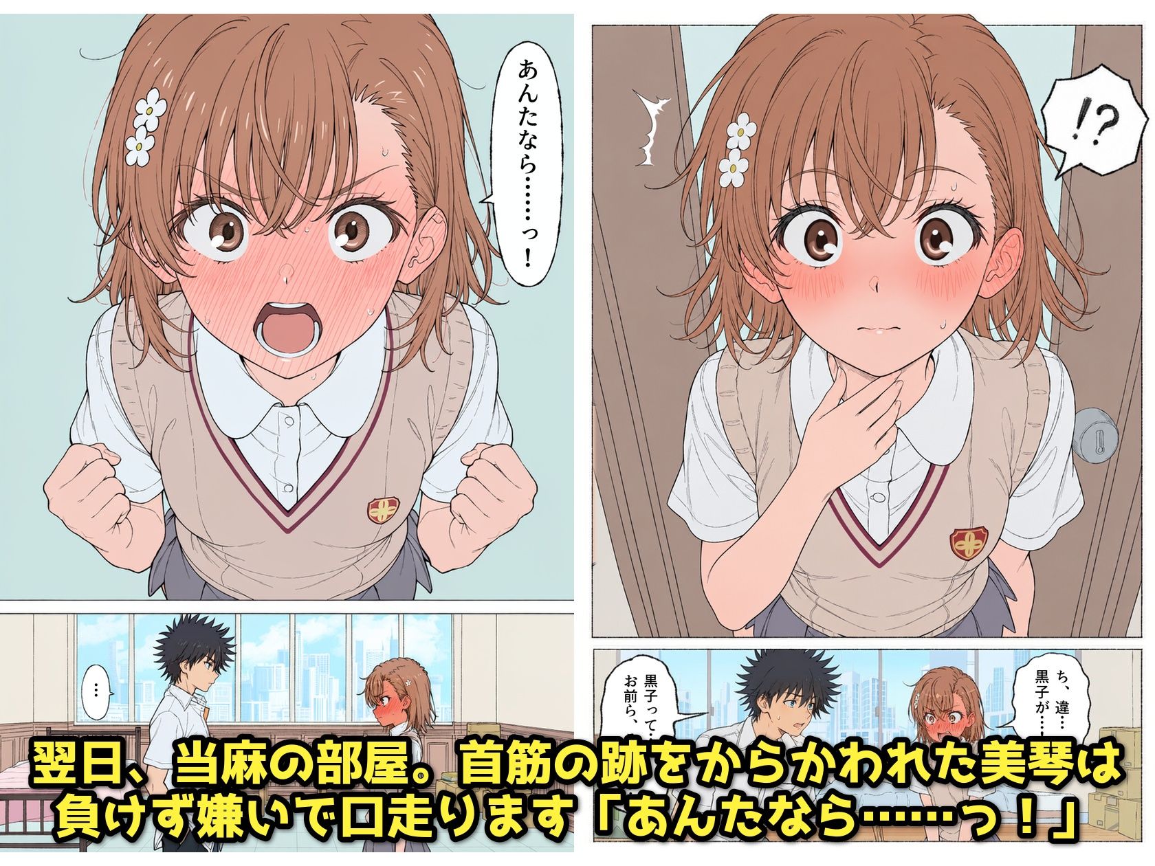 【漫画】とある美琴の羞恥体験 〜後輩と、あいつと、女王と〜の画像4