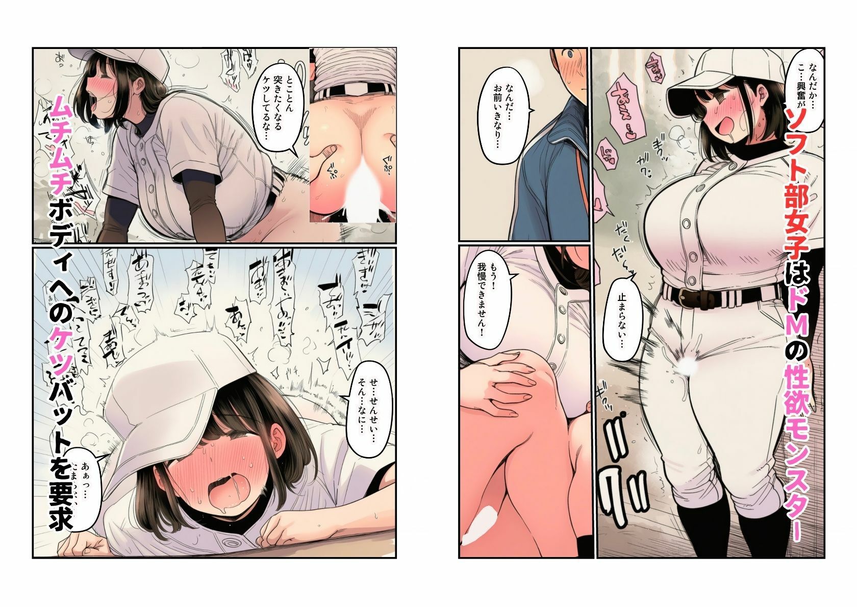 部活女子が顧問争奪  エロアスリートたちとのハーレムセックスの画像6