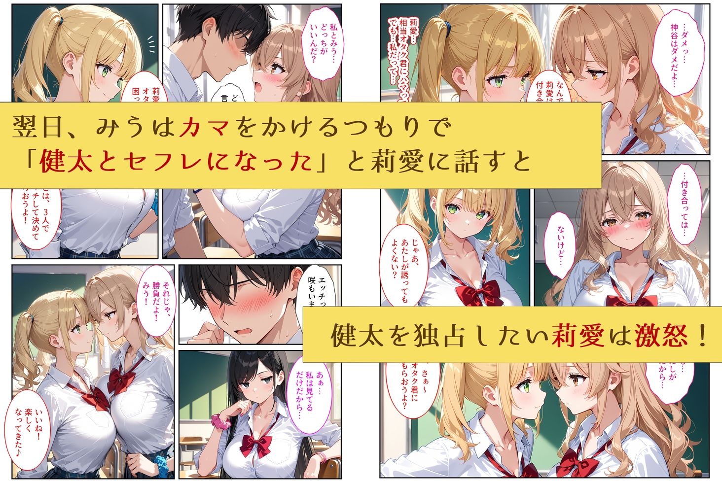 陰キャの僕が一軍ギャルたちの罰ゲームでセックスしたら、なぜか全員セフレになりましたの画像8