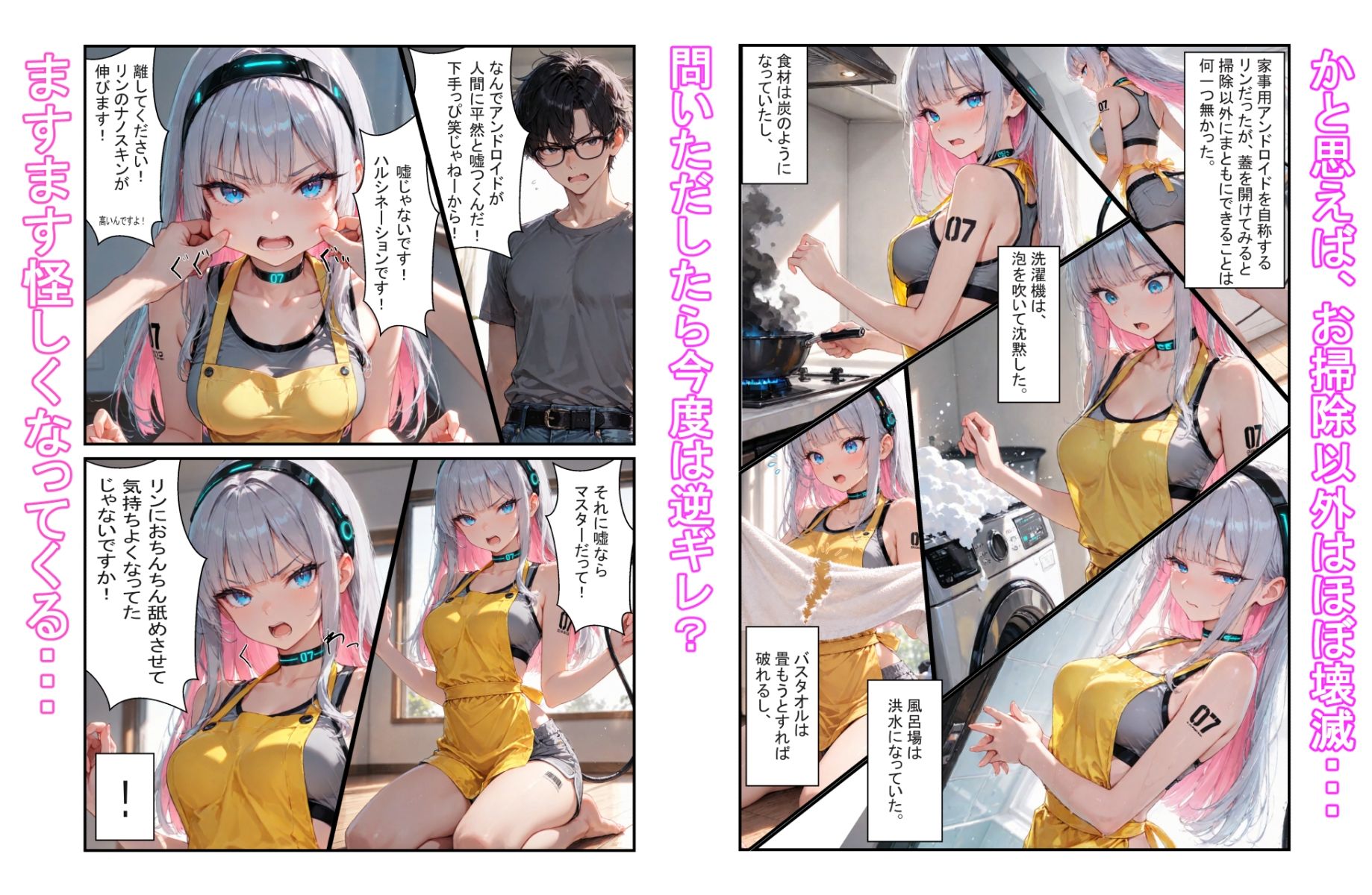 安売りで買った家事用アンドロイドが実は型落ちセクサロイドに雑に家事アプリをインストールしただけってふざけんじゃねーよの画像3