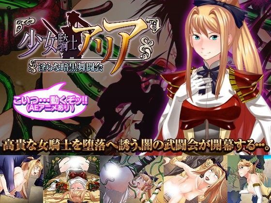 少女騎士アリア~淫らな暗黒武闘会~のジャケット