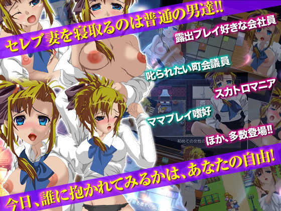 サンプル画像3:ヒルズの奥様 ちょっと冒険のつもりがみんなから寝取られ調教をうけるハメに… [作品ID:d_129884]