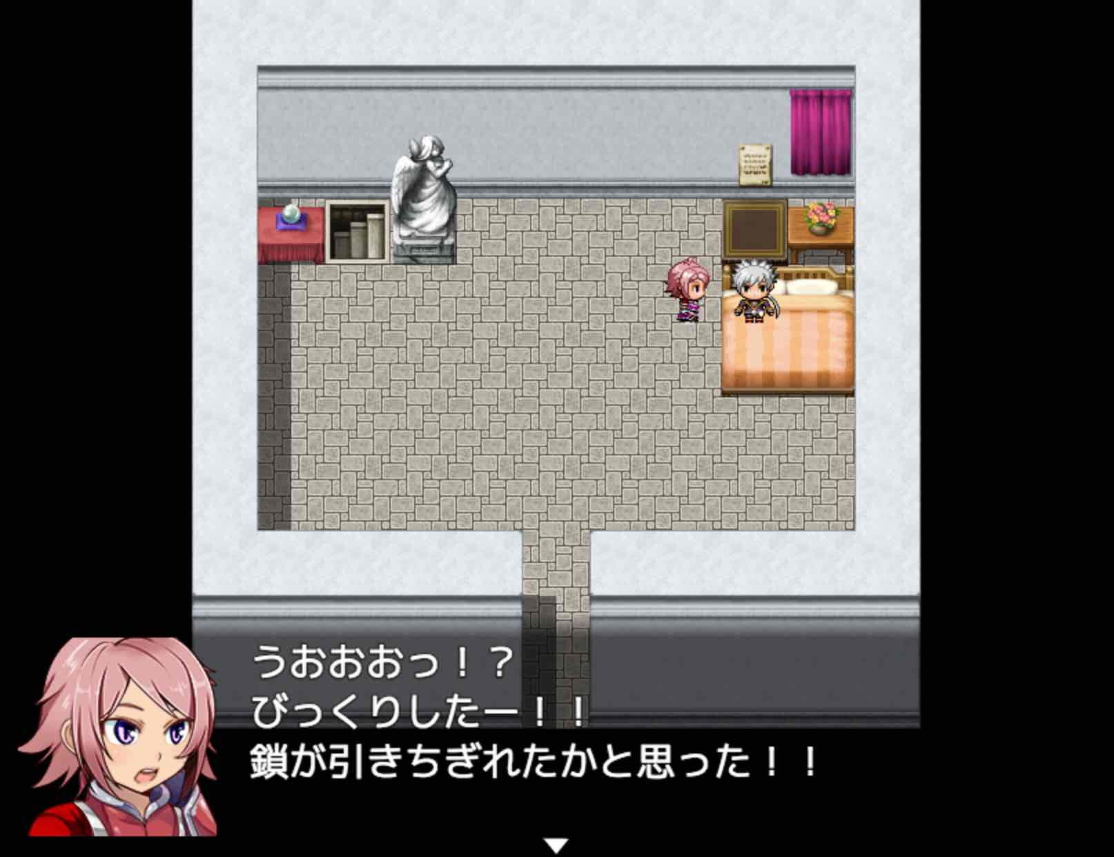 サンプル画像2:エッチすると出られる部屋に拘束された俺っ娘が [作品ID:d_131304]