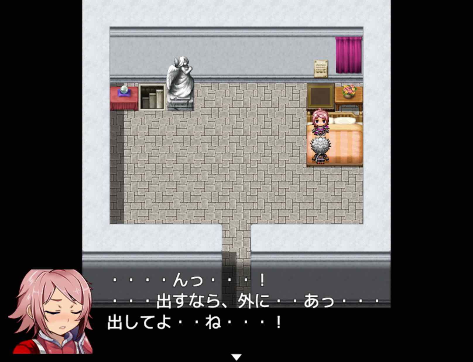 サンプル画像6:エッチすると出られる部屋に拘束された俺っ娘が [作品ID:d_131304]