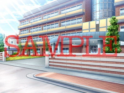 サンプル画像1:著作権フリー背景CG素材集「学校編2」 [作品ID:d_131442]