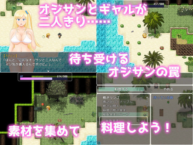 サンプル画像2:なまいきギャルの無人島生活 (ネコノホシ) [d_132741]