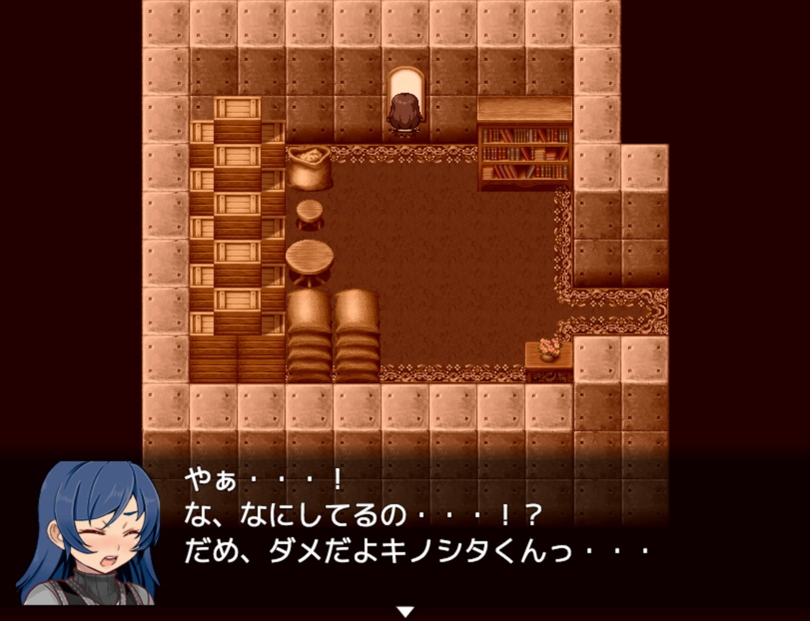 【デジノベ】窓にハマったクラスでは大人しい女の子画像no.4
