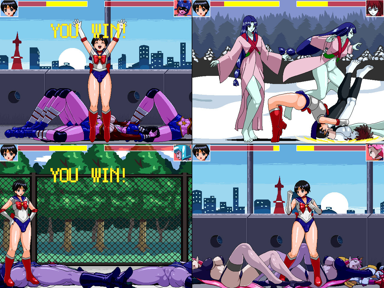 体格差おねショタバトル2 女怪人vs女装戦士君画像no.3