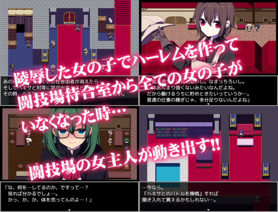 サンプル画像4:闘技場の引ん剥き職人RPG(三代錆) [d_134310]