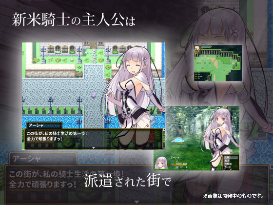 サンプル画像1:見習い淫魔と騎士のお仕事(サークルいーえっち) [d_136494]