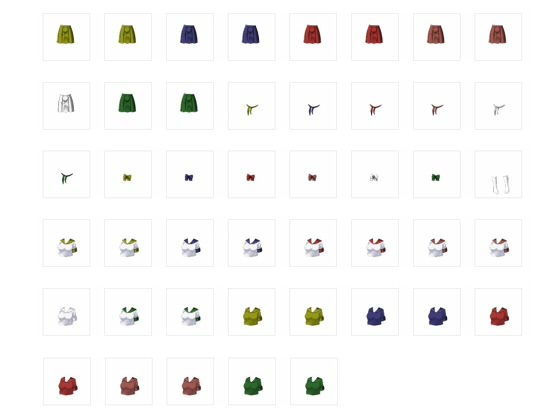 サンプル画像5:佐野俊英があなたの専用原画マンになります 衣装素材集 キャラクターパックB Vol.1(White Candy) [d_139915]