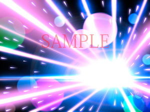 サンプル画像2:著作権フリー背景CG素材「弾丸のような効果背景」(キュキュキュのQのQ) [d_140845]