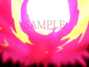 サンプル画像3:著作権フリー背景CG素材「弾丸のような効果背景」(キュキュキュのQのQ) [d_140845]