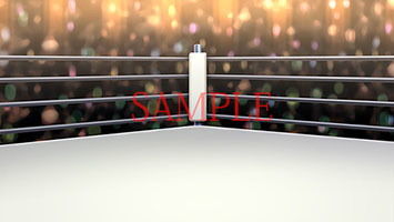 サンプル画像1:著作権フリー背景CG素材「リングの上」(キュキュキュのQのQ) [d_141281]