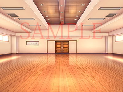 サンプル画像2:著作権フリー背景CG素材「道場」(キュキュキュのQのQ) [d_141523]