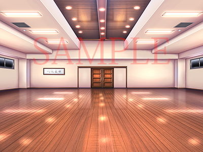 サンプル画像3:著作権フリー背景CG素材「道場」(キュキュキュのQのQ) [d_141523]