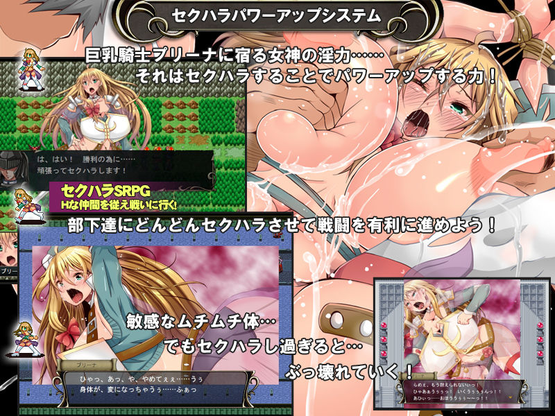 サンプル画像2:巨乳騎士プリーナのドエッチング大作戦！！(サオヒメダルク) [d_141609]