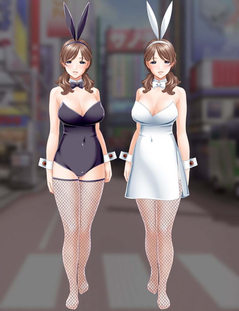 サンプル画像6:佐野俊英があなたの専用原画マンになります 衣装素材集ABC – バニーガール -(White Candy) [d_146055]