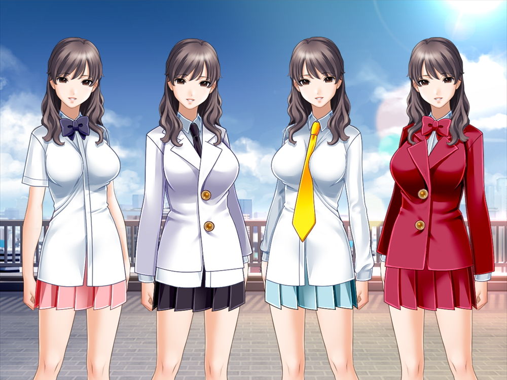 サンプル画像2:佐野俊英があなたの専用原画マンになります 衣装素材集B – ブレザー -(White Candy) [d_146679]