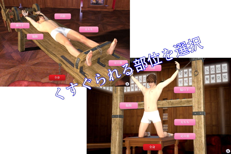 サンプル画像3:F/M男子くすぐり拷問部屋(F/Mくすぐりあーと定食) [d_147763]