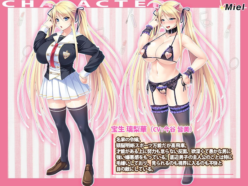 サンプル画像1:ナマイキ金髪ツインテ爆乳お嬢様をメス豚扱いで孕ませ飼いする性活(Norn/Miel/Cybele) [d_148118]