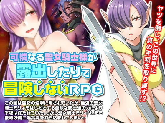 可憐なる聖女騎士様が露出したりで冒険させないRPG無料サンプル画像