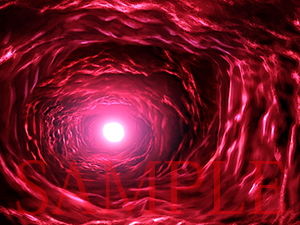 サンプル画像3:著作権フリー背景CG素材「洞窟」(キュキュキュのQのQ) [d_148647]