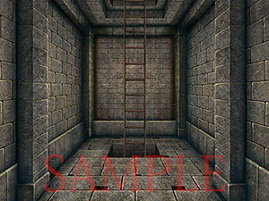 サンプル画像2:著作権フリー背景CG素材「ダンジョン」(キュキュキュのQのQ) [d_148963]